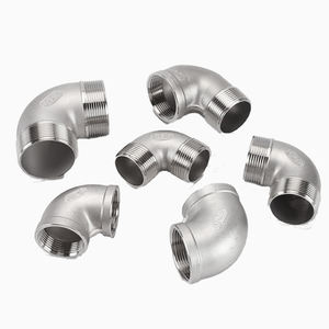 Coude de tuyauterie à 90 degrés en laiton/acier inoxydable 304 usiné CNC de précision Yod, haute pression, de 1/8 à 2 pouces NPT, pour ligne de gaz GPL, réaménagement de tuyauterie CVC - Product Image 4