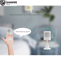 Sistema de Alarma Inalámbrico con Sensor de Movimiento PIR, Material ABS, Diseño Portátil, Control por Aplicación, para Seguridad del Hogar