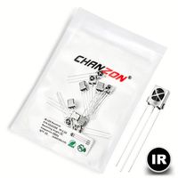 Chanzon 10 pièces VS1838B IR LED récepteur de Diode électroluminescente lampe infrarouge Photodiode VS1838 DIP bricolage pour Arduino phototransistor