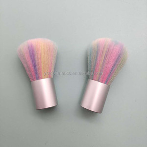Brosse de nettoyage professionnelle pour nail art, manche en nylon doux, poils en nylon à virole sertie, brosse personnalisée pour salon de manucure, pour nettoyer la poussière - Product Image 1