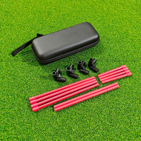 SwingPerfect - Entrenador de Control de Amplitud para Putt de Golf, Limitador de Longitud de Golpe Ajustable de Fibra de Vidrio, 280g, Ayuda para Práctica en Interiores y en el Green