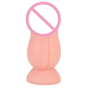 Yüksek kaliteli kadın mastürbasyon yumuşak PVC yapay Penis Anal oyuncaklar seks erkek Penis yapay Penis Anal Plug gerçekçi Anal Dildo seksi kadınlar için