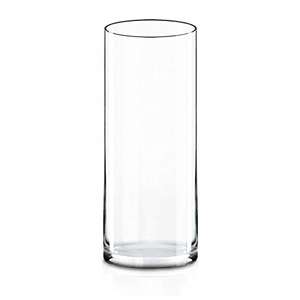 Nordic Creative Luxury White Glass <strong>Vase</strong> Small Mini <strong>Cylinder</strong> Decor for Wedding Indoor and Outdoor Table Centerpiece with Plants - Product Image 5