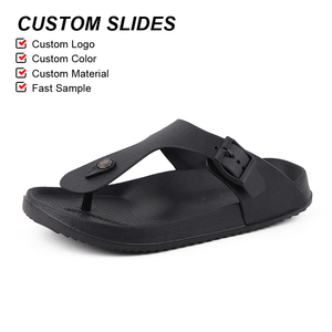 OLICOM Custom Wholesale Men Beach Summer Sandals Durable Non-Slip Soft Sole Casual Stylish Wholesale Flip Flops <strong>Slippers</strong> for Men - Product Image 1