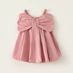 Abito <span class=keywords><strong>da</strong></span> bambina estivo OEM ODM intrecciato con farfalle, abito <span class=keywords><strong>da</strong></span> principessa formale, <span class=keywords><strong>vestito</strong></span> a bocciolo di fiore per bambine, abbigliamento per bambini - Product Image 3