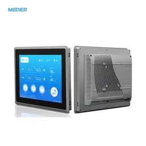 Medier 8 Inch Capacitieve/Resistive Open Frame Communiceren Industriële Touch Screen Monitor Lcd Displayer Industrie Monitor