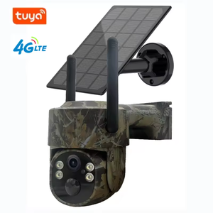 フルHD4MP 4G 2.5K tuyaスマートソーラーバッテリー駆動ptz屋外自動追跡pirモーションセンサーワイヤレス360ソーラーカメラ迷彩 - Product Image 1