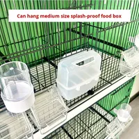 Cage d'élevage pliable en métal avec plateau en plastique pour oiseaux Jade, Canari, Oiseau-ornement, Hirondelle grise, Grand Jaune Doré