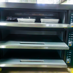 <span class=keywords><strong>Four</strong></span> à pâtisserie commercial pour boulangerie |   <span class=keywords><strong>Four</strong></span> électrique HELAXEN 30 kW, nouveau thermostat réglable, hygiénique, facile à nettoyer, en acier inoxydable - Product Image 2