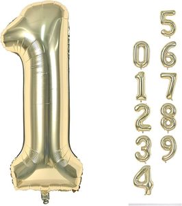 Ballon en aluminium chiffre 40 pouces vert fruité, or champagne, argent, bleu, grand format 0-9, pour décoration d'<span class=keywords><strong>anniversaire</strong></span>, fête thème jungle, chasse, <span class=keywords><strong>anniversaire</strong></span> de mariage - Product Image 2