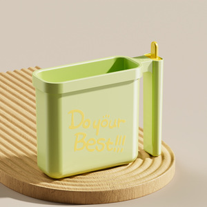 Bol à nouilles instantanées rectangulaire avec <span class=keywords><strong>poignée</strong></span> intégrée et pince-cuillère dissimulée – Conception verticale pour préparation directe ou utilisation sans sac - Product Image 6