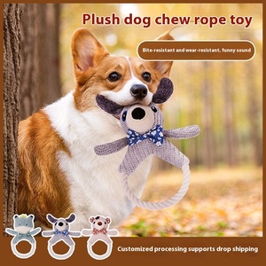 Juguetes Masticables para Perros Grandes, Resistentes a Mordeduras, con Sonido, Inspirados en el Corgi de Pelo Dorado, Artículos para Mascotas - Product Image 3