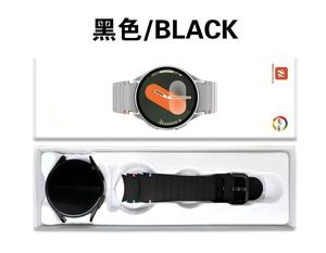 Montre connectée avec écran AMOLED 41-43 mm, boîtier en alliage d'aluminium, bracelet en silicone, écran tactile, GPS, NFC, suivi de santé, unisexe - Product Image 4
