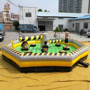 Juego Inflable NOVA Wipeout <span class=keywords><strong>Total</strong></span> Sweeper Eliminator Toxic Meltdown - PVC de Grado Comercial, 1 Año de Garantía, Kits de Reparación de Sopladores - Product Image 2