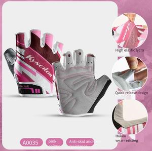 <span class=keywords><strong>Gants</strong></span> de cyclisme d'extérieur pour hommes, <span class=keywords><strong>gants</strong></span> de sport d'été pour cyclisme sur route, absorption des chocs, demi-doigts, <span class=keywords><strong>gants</strong></span> de <span class=keywords><strong>fitness</strong></span> respirants et de protection solaire pour femmes - Product Image 2