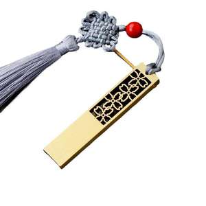 Clé USB personnalisable en alliage de zinc de style chinois 32 Go, portable, cadeau d'affaires, design classique, réductions en gros disponibles - Product Image 1