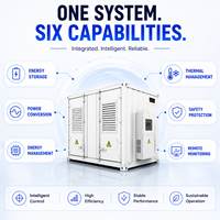 Système de stockage d'énergie en conteneur 5 MWh tout-en-un, système de stockage d'énergie 1 MWh, système de stockage d'énergie rapide DC LiFePO4 à l'échelle utilitaire
