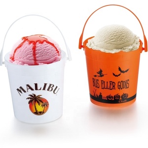 Seau à cocktail en plastique de 32 oz avec poignée, personnalisé, CLASSIQUE, seaux en plastique PP de Ningbo, refroidisseurs et supports - Product Image 2