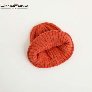 قبعة أطفال محبوكة دافئة بوجه مبتسم من لاندفوند، قبعة شتوية لطيفة بحواف - Product Image 4