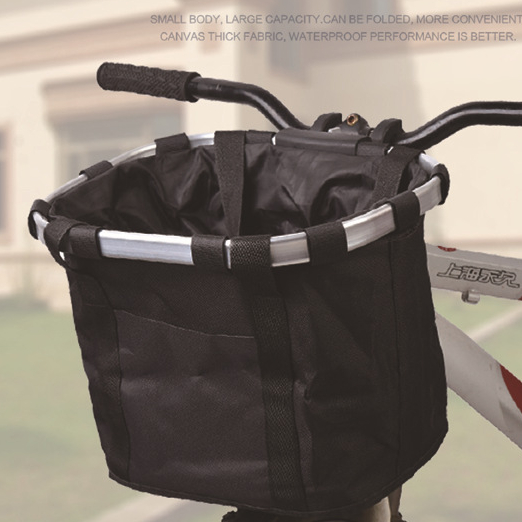 Оптовая продажа, Дешевая Портативная Складная Передняя сумка, быстросъемная корзина для домашних животных с цветами для велосипеда