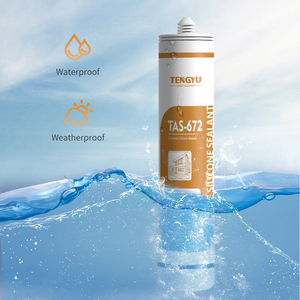 300ml trasparente GP Silicone acetico sigillante costruzione resistente agli agenti atmosferici bianco trasparente calafataggio impermeabile aspetto passato - Product Image 3