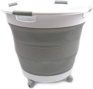 Collapsible Laundry Basket with Wheels Basket Laundry Storage Laundry Basket Plastic