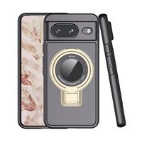 Étui de téléphone portable 2-en-1 PC & TPU Flying Gold Fashion Metallic pour Google Pixel 8 Pro avec décoration intégrée et protection antichoc