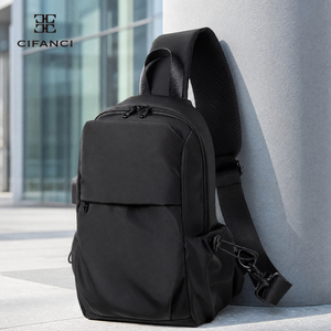 Direktverkauf ab Werk Anpassbares Logo Große Kapazität Hochwertige Multifunktionale Wasserdichte Diebstahlsichere Unisex-Brusttasche - Product Image 1