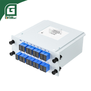 กล่อง Geteknet OEM ODM <span class=keywords><strong>แบบ</strong></span> Singlemode SM G657A1/A2 พร้อมขั้วต่อ SC/LC UPC ประกอบสำเร็จ  ตัวแยกสัญญาณ PLC <span class=keywords><strong>แบบ</strong></span> Cassette 1x16 LGX  ชนิดหลอดเหล็ก - Product Image 3