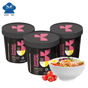 Shirataki Noodle Paleo Friendly Keto Konjac sapore istantaneo di pomodoro Konjac tazza di Hethstia