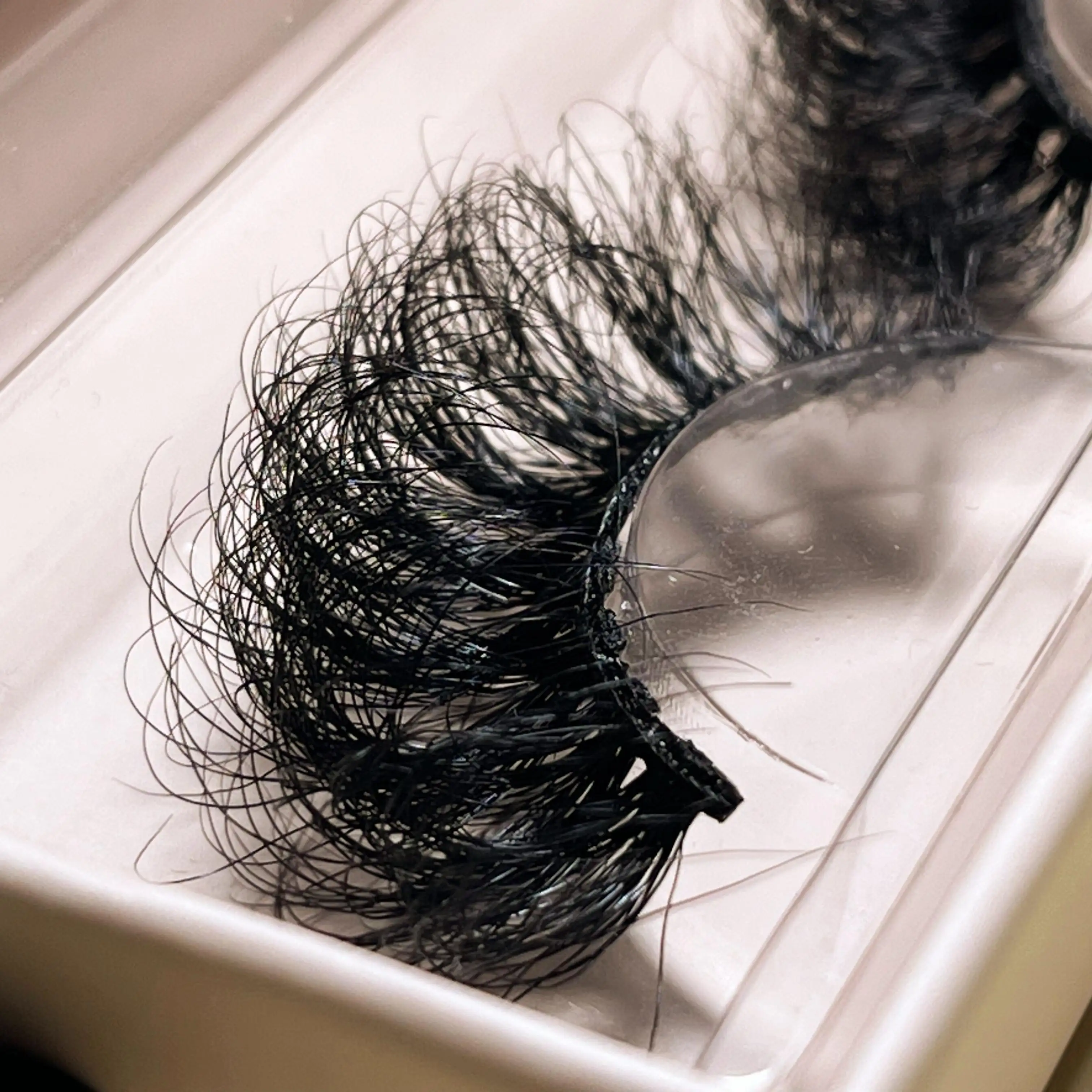 100% Mink Eyelash 25mm Super Curl Mink Lashes 3D Wispy Thick Fluffy Russian Strip Lashes