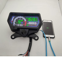 Grosir harga murah Aksesori Speedometer CG125 meteran dasbor LED Digital LCD untuk CG125
