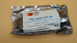 Cavo USB a UART FTDI TTL-232R-3V3-AJ, supporta segnali UART a +3.3V, da USB Tipo A a connettore audio da 3.5mm, 1.8 m - Product Image 4