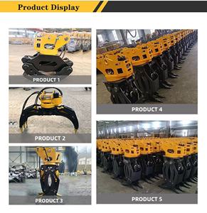 Op Maat Gemaakte 4 Ton-50Ton Graafmachine Vaste Hydraulische Grijper Voor Steen Hout En Rock Fabriek Prijs Moq 1 Unit - Product Image 6