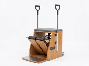 Máquina <span class=keywords><strong>Reformer</strong></span> Wunda Chair de Madera de Roble para Estudio de <span class=keywords><strong>Pilates</strong></span> TORCH, Equipo Multifuncional de Yoga Ecológico para Ejercicio en Casa, 3 Años de Garantía - Product Image 4
