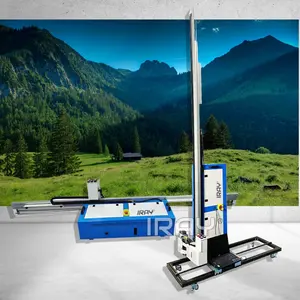 3 Heads DX10 UV Inject 2-in-1 Wall Floor Painting Drawing Printer Machine