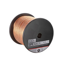 Câble de haut-parleur série rouge et noir, câble de haut-parleur