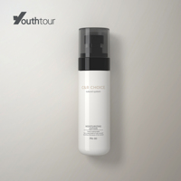 Emballage cosmétique en plastique vide pour lotion, 45 ml, 80 ml, 100 ml, 150 ml, couleur personnalisée, flacon pour soins de la peau avec pompe pulvérisatrice noire, bouchon transparent