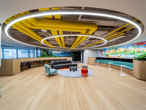 Cửa hàng Trần treo ánh sáng vòng tròn hình dạng treo <span class=keywords><strong>LED</strong></span> Đèn chùm với PC khuếch tán - Product Image 6