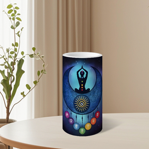 Juego <span class=keywords><strong>de</strong></span> 3 Velas LED sin Llama para Meditación <span class=keywords><strong>de</strong></span> <span class=keywords><strong>los</strong></span> <span class=keywords><strong>Siete</strong></span> Chakras con Control Remoto, Velas Decorativas Personalizadas para Yoga Espiritual, OEM ODM - Product Image 4