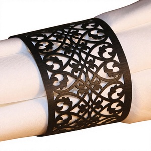 Attractive Design Metal Napkin Ring <b>Orange</b> Coated High Quality For Wedding and <b>Home</b> Decoration Tabletop <b>Accessories</b> - Product Image 1