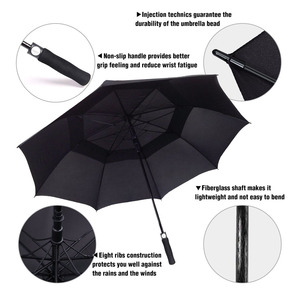 Grand carré décoratif unique indien golf parasol marcheur <span class=keywords><strong>deux</strong></span> parapluies <span class=keywords><strong>pour</strong></span> la pluie - Product Image 2