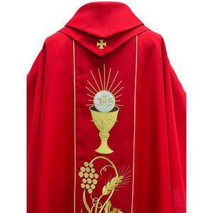 رداء من البوليستر غير اللامع مع زخارف عالية الجودة - Product Image 2