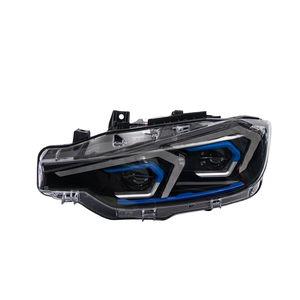 Luz Delantera para <span class=keywords><strong>BMW</strong></span> Serie 3 <span class=keywords><strong>F30</strong></span> F35, Conjunto de Faros 2013-2018, Luz Delantera LED de Enchufar y Usar con Lentes - Product Image 2