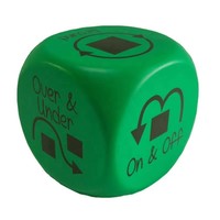 Dés en mousse PU imprimés sur mesure, blocs de mousse souple, dés de yoga, dés de jeu, dés de sport, jouets, vente en gros, commande en gros, approvisionnement direct usine