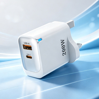 Chargeur mural rapide USB-C 20W PD 3.0 (prise UK) pour téléphones XIAOMI OENPLUG 17/16/15