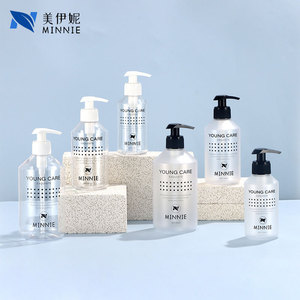 Minnie Young Care Exquisite 500ml Pump Bottle For Body Wash <b>Shampoo</b> Lotion Dispenser - Product Image 3