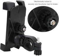 Support de téléphone portable réglable 2025 pour vélo, rotation à 360°, anti-vibration, universel, pour guidon de vélo, moto et trottinette