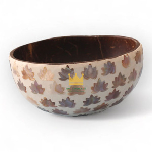 Bols en nacre de coco de qualité supérieure, décoratifs, pour bijoux, bonbons et accessoires de maison, prix d'usine - Product Image 1