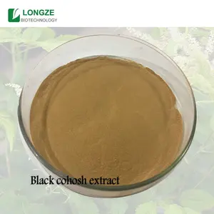 Cohosh otlar menopoz için siyah Cohosh bitki özü/siyah tohum tozu meyve özü Solvent ekstraksiyon 100% 80 Mesh geçmek ücretsiz